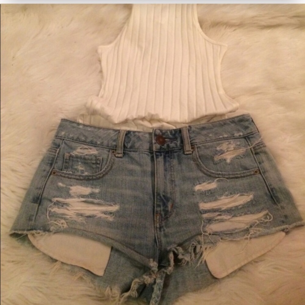American Eagle high waisted shorts!